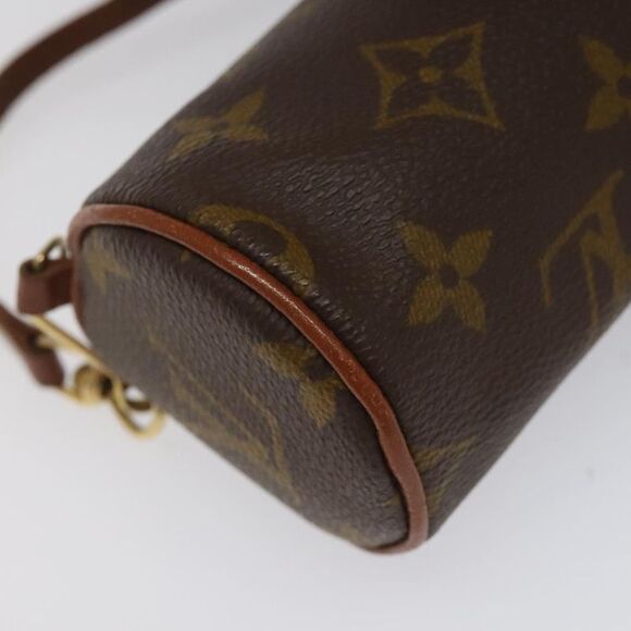 Louis Vuitton Mini Baby Papillon Brown Canvas Clutch Bag (Pre-Owned) - Picture 10 of 16